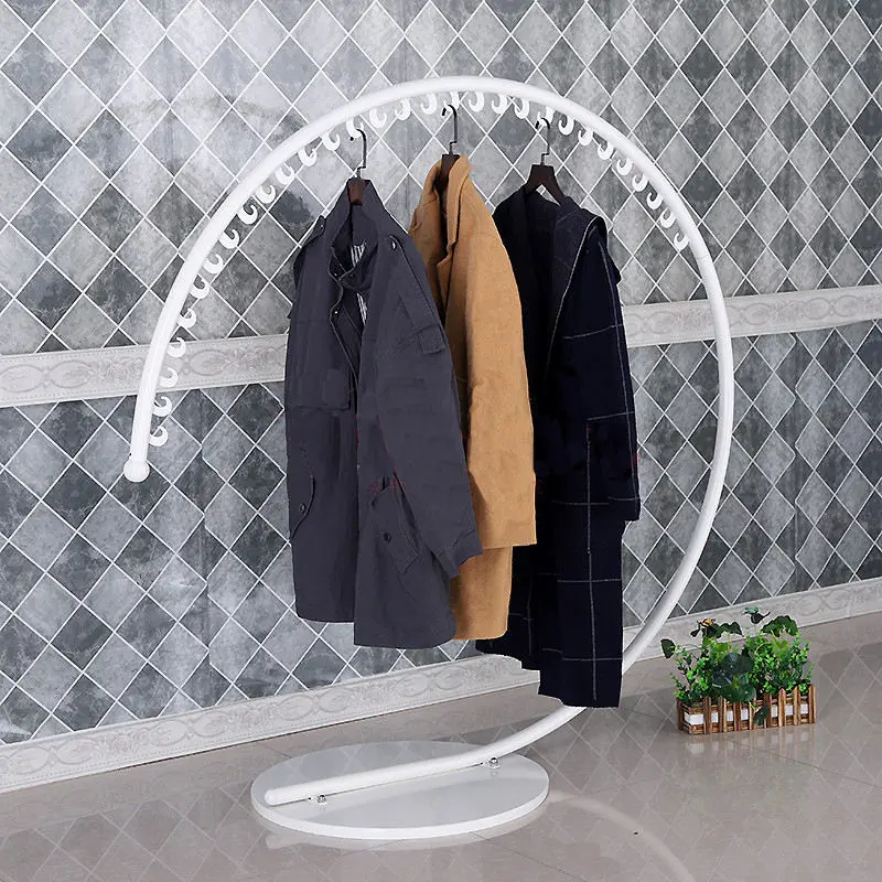 Designer garment display rack for fashion boutiques
