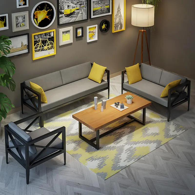 Custom metal lounge seating with colour options